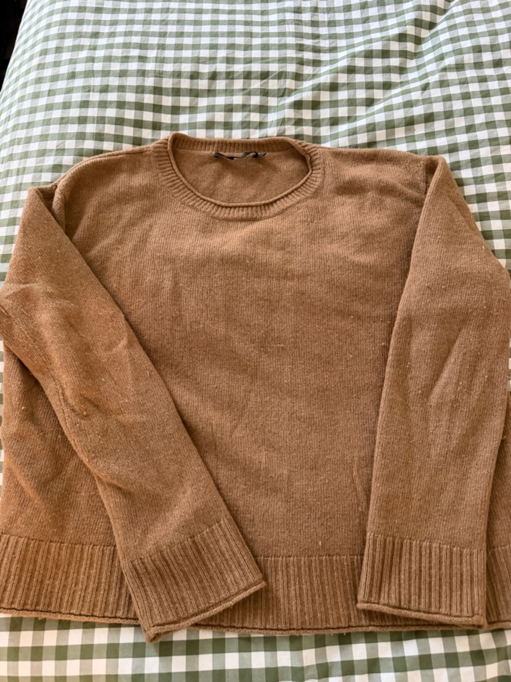 Jenni Kayne women’s everyday Sweater in Camel Brown